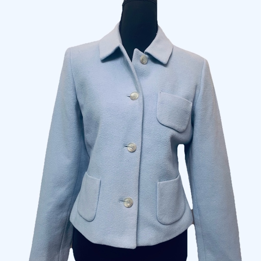 Harvé Benard Women's Light Blue Jacket Size 6P